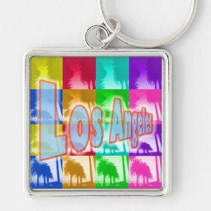 "Coloring Los Angeles 1" Keychain