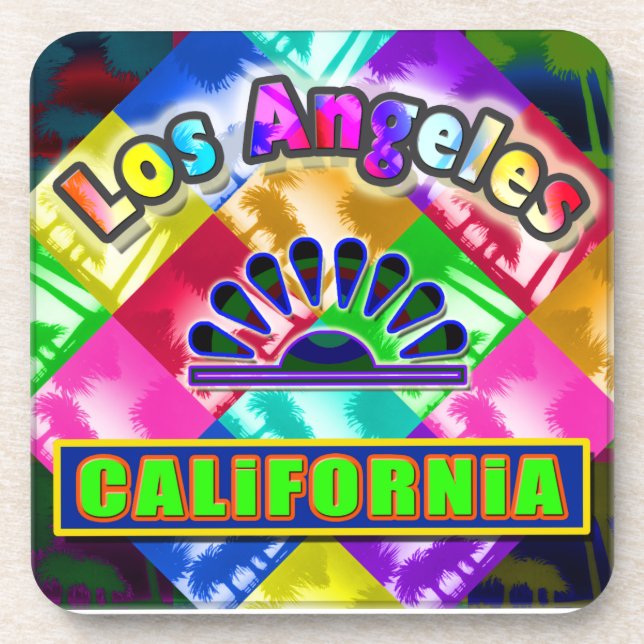 "Coloring Los Angeles 3" Coaster (Front)