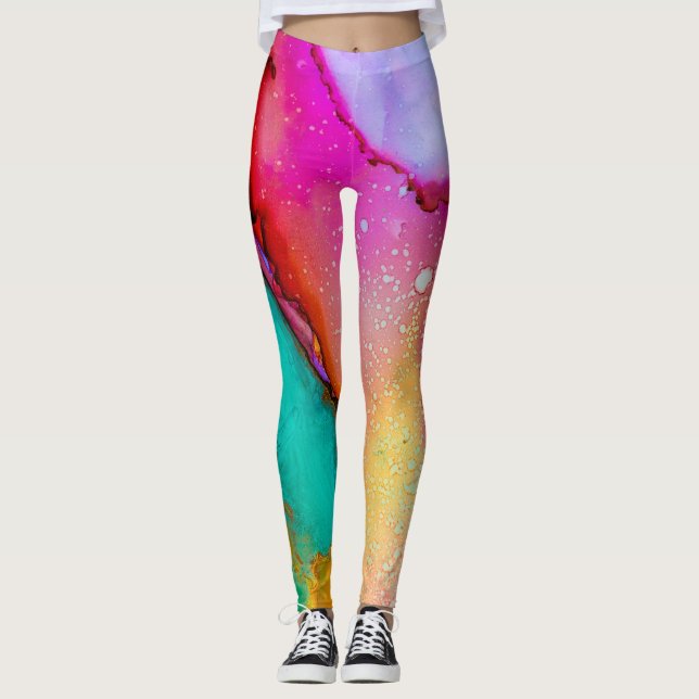 Coloring Mashup Leggings (Front)