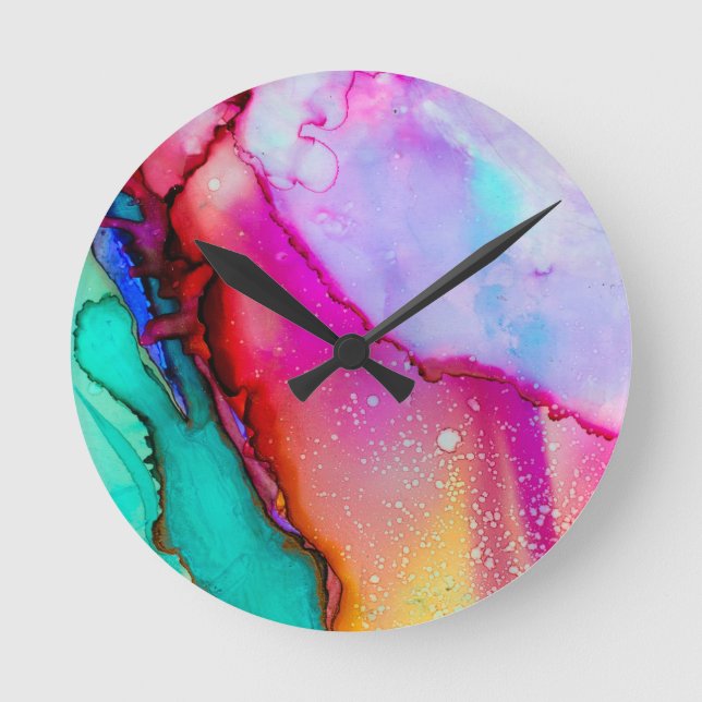 Coloring Mashup Round Clock (Front)