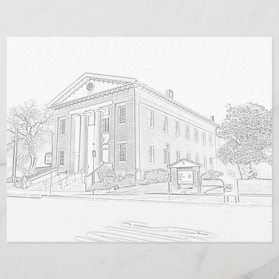 Coloring Page - Benicia State Capital Building