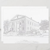 Coloring Page - Benicia State Capital Building (Front/Back)