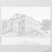 Coloring Page - Benicia State Capital Building (Front)