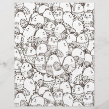 Coloring Page Morning Chirp Scrapbook Paper