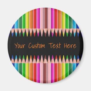 Coloring Pencils custom magnets