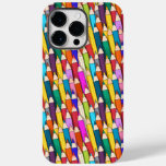 Coloring Pencils Pattern Case-Mate iPhone 14 Pro Max Case