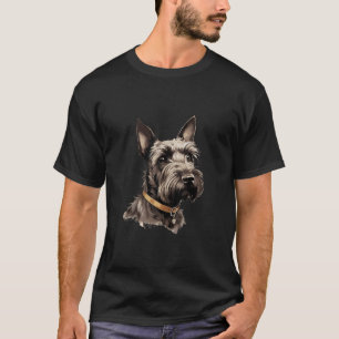 Coloring Scottish Terrier Dog Puppies Scottish Ter T-Shirt