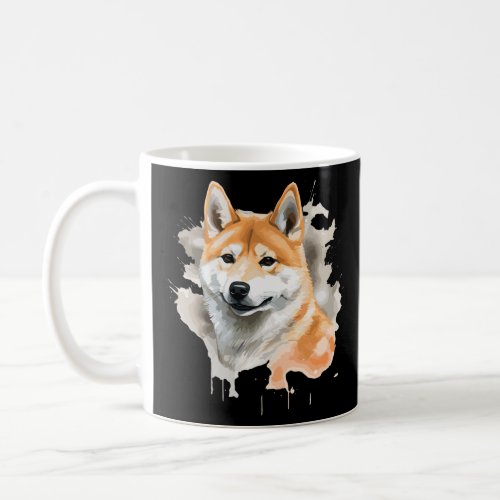 Coloring Shiba Inu Dog Puppies Shiba Inu fan Lover Coffee Mug