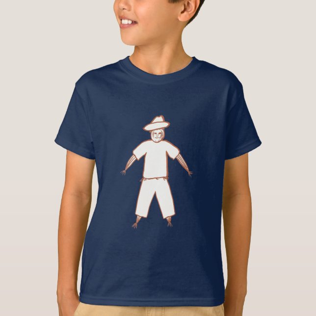Coloring Shirts - Scarecrow Halloween tshirts (Front)
