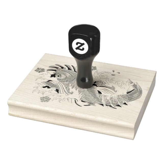 Coloring Stamp - Koi Carp Fish (Stamp)