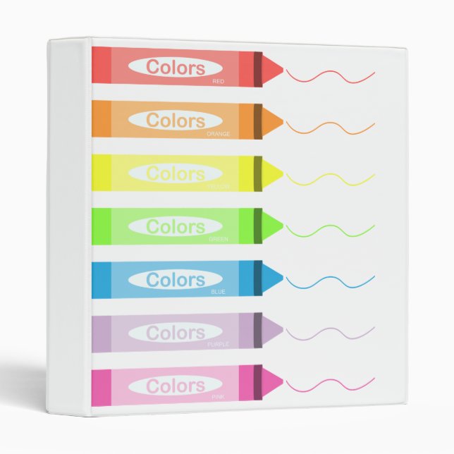 Coloring Time! 3 Ring Binder (Front/Spine)