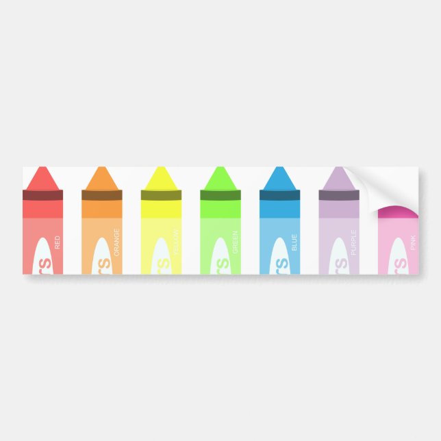 Coloring Time! Bumper Sticker (Front)