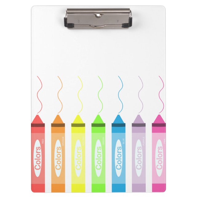 Coloring Time! Clipboard (Front)