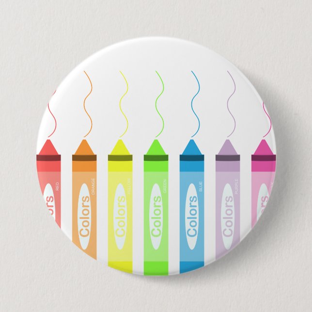Coloring Time! Pinback Button (Front)