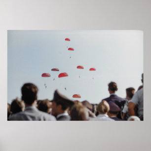 Colorized 1968 Paratrooper Show Poster