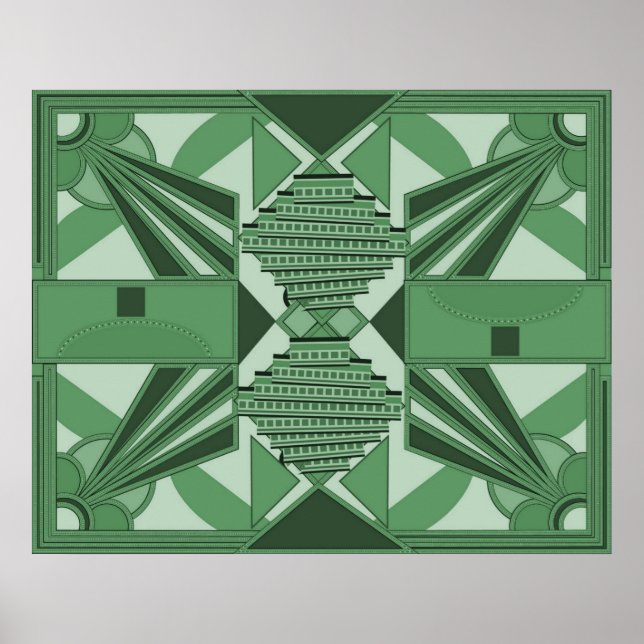Colorized Art Deco Poster (Front)