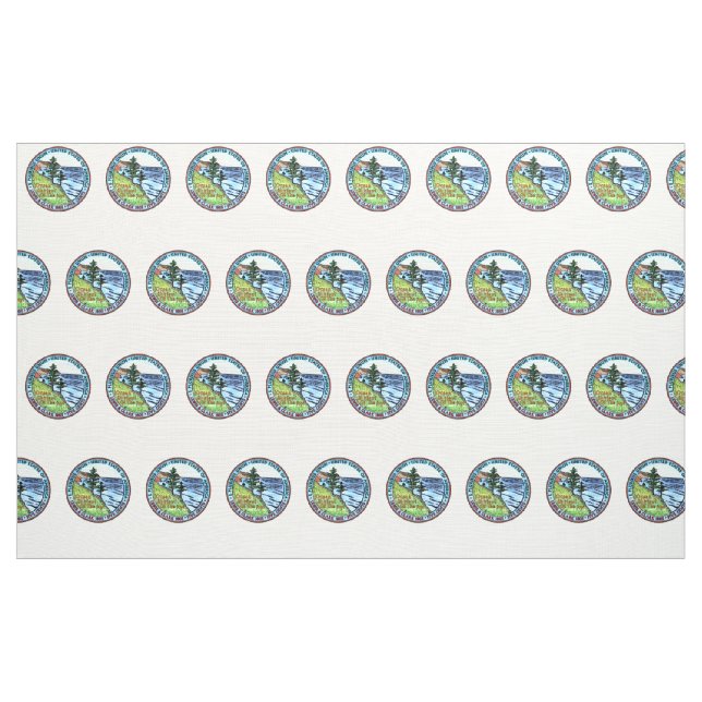 Colorized Lewis and Clark Expedition nickel fabric (Yard)