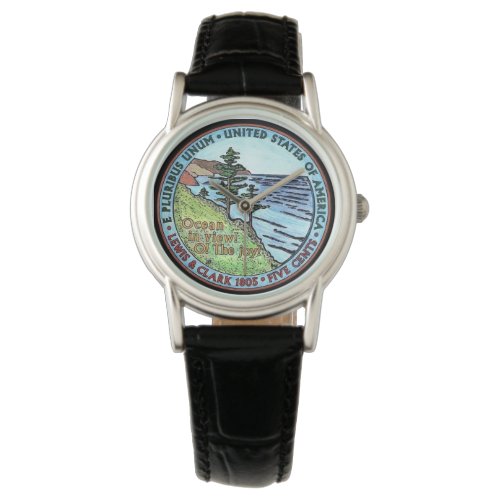 Colorized Lewis and Clark Expedition Nickel Watch