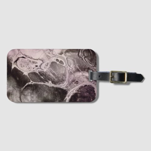 Colorized Marble Stone Texture _ Pink Luggage Tag