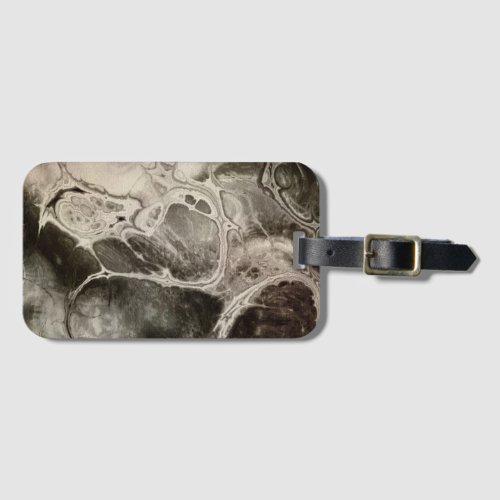 Colorized Marble Stone Texture _ Pink Sepia Luggage Tag