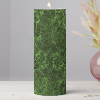 Colorized Stone Texture Pillar Candle