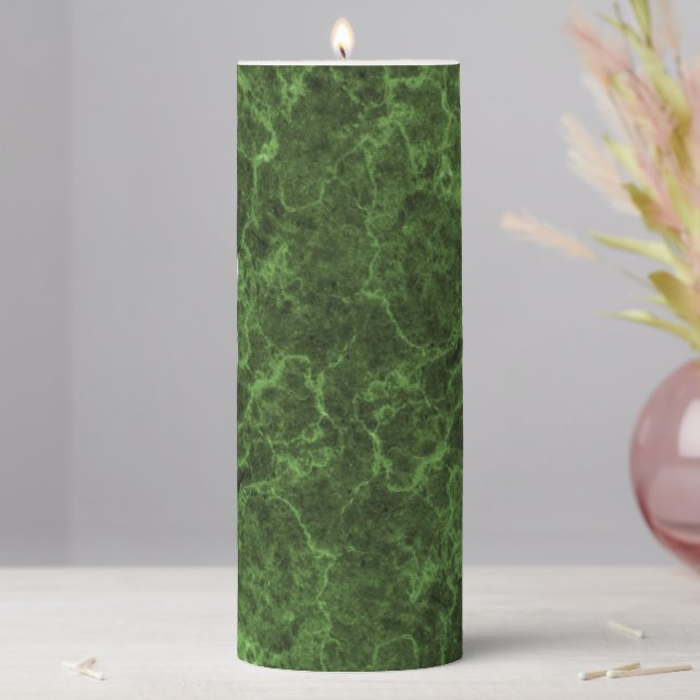 Colorized Stone Texture Pillar Candle (In Situ)