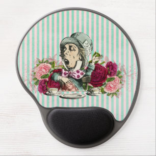 Colorized Vintage Mad Hatter Gel Mouse Pad