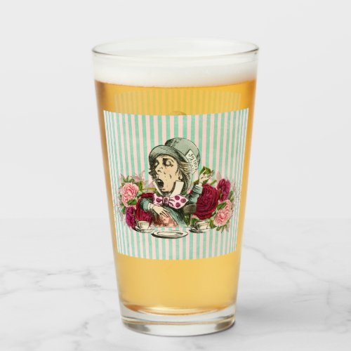 Colorized Vintage Mad Hatter Glass