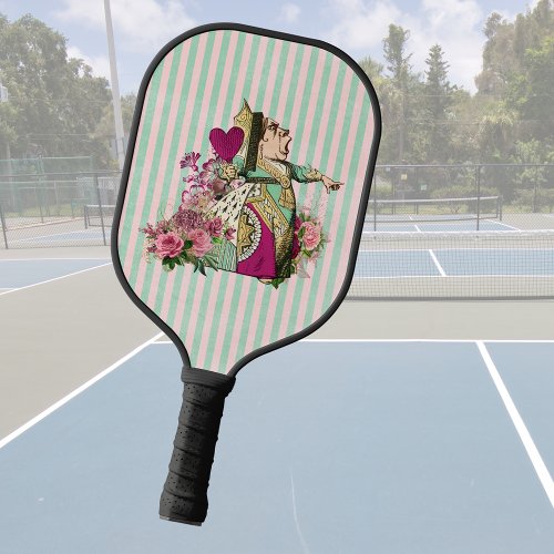 Colorized Vintage Wonderland Queen   Pickleball Paddle