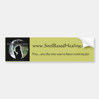 colorlogo, www.SoulBasedHealing.com, You...are ... Bumper Sticker