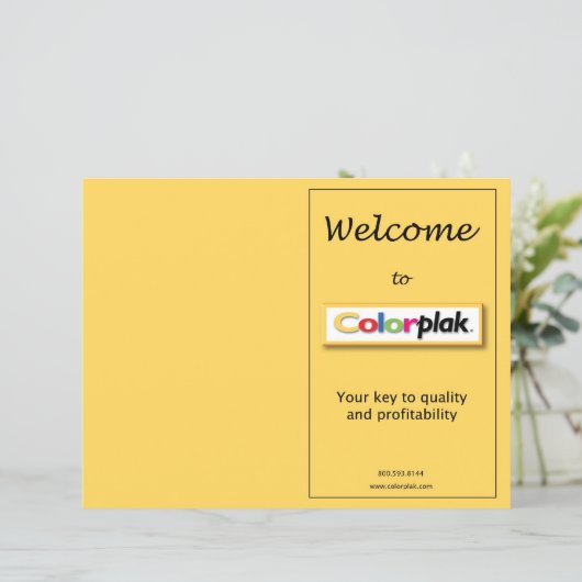 Colorplak pricing brochure (Standing Front)
