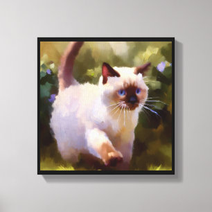 Colorpoint Shorthair Cat Canvas Print