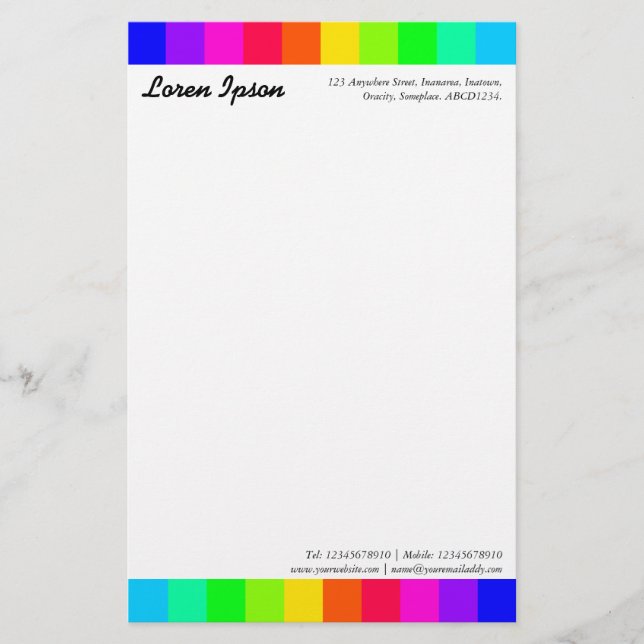 Colors 04 stationery (Front)