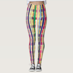 Colors Abstract Multi-Color Leggings