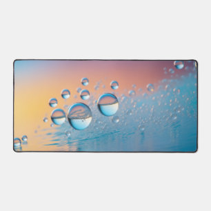 colors and bubbles desk mat