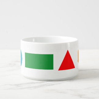 Colors and shapes bowl