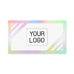Colors and White, Unique, Pink, Green Watercolors Business Card