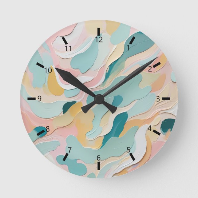 Colors Art 5-1-1 Round Clock (Front)