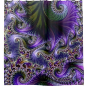 Colors art shower curtain