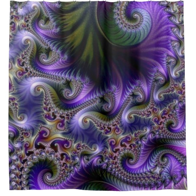 Colors art shower curtain (Front)