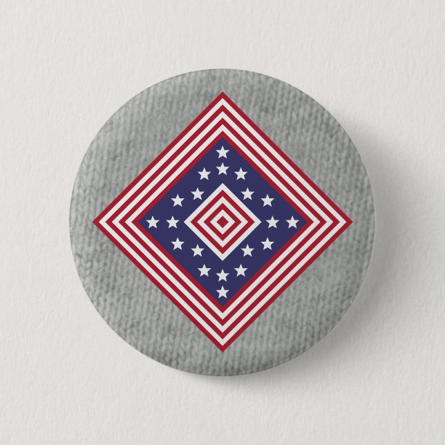 Colors Badge: America Pinback Button (Front)