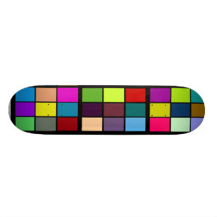 Colors black border Skateboard