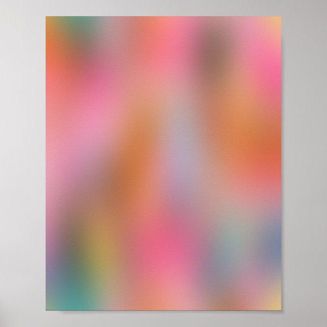 Colors Blooming 05 Aura Gradient Poster (Front)