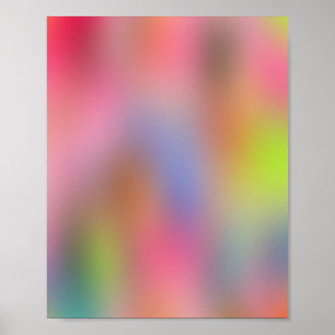 Colors Blooming 08 Aura Gradient Poster