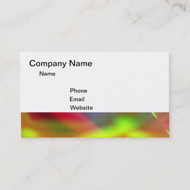 Colors Business Card (Front)