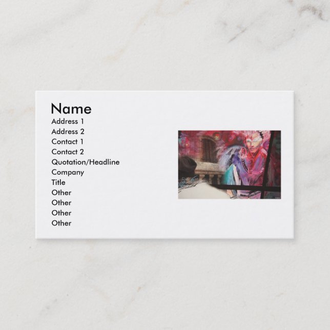 Colors Business Card (Front)