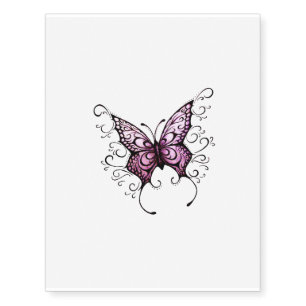 colors butterfly temporary tattoo
