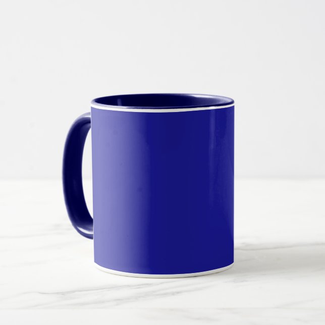 Colors Cobalt Blue  Mug (Front Left)