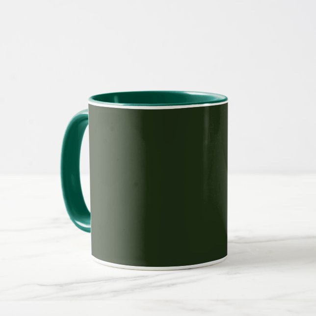 Colors Dark Green Combo  Mug (Front Left)