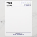 Colors Design Your Business Letterhead with Logo<br><div class="desc">Custom Colors - Simple Personalized Your Modern Business Office Letterhead with Logo - Choose / add your favorite elements and text colors / font and size ! Resize and move or remove and add elements - Image / text with customization tool ! Add Your Logo - Image - Photo /...</div>
